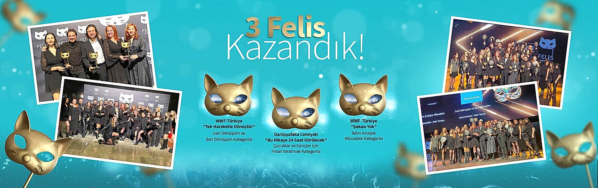 Ahtapot Sosyal Medya 3 Felis Kazandık