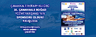 30 AĞUSTOS ZAFER BAYRAMI'NIN 100. YILINDA, ÇANAKKALE ROTARY KULÜBÜ 35. ÇANAKKALE BOĞAZI YÜZME YARIŞMASI'NIN SPONSORU OLDUK!
